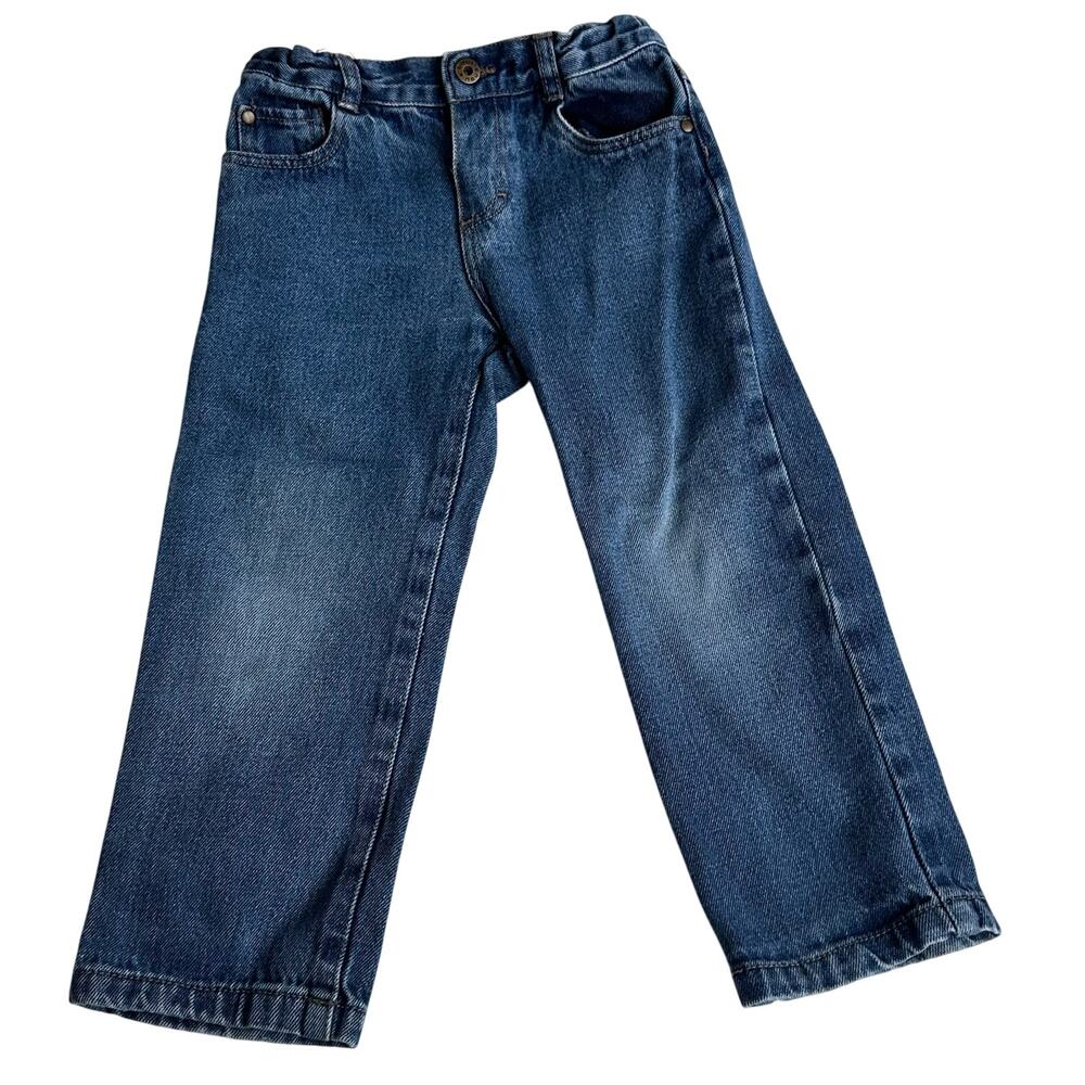 Bout Chou Monoprix Blue Jeans - Size 3 Adjustable Waist